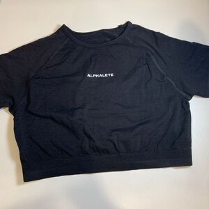 Alphalete Amplify SS Crop crop top size L